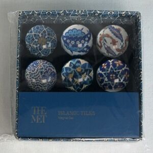 Metropolitan Museum of Art Islamic Tiles Magnets Box of 6 Glass Magnets The Met